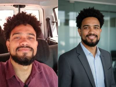 Before and after portrait 1