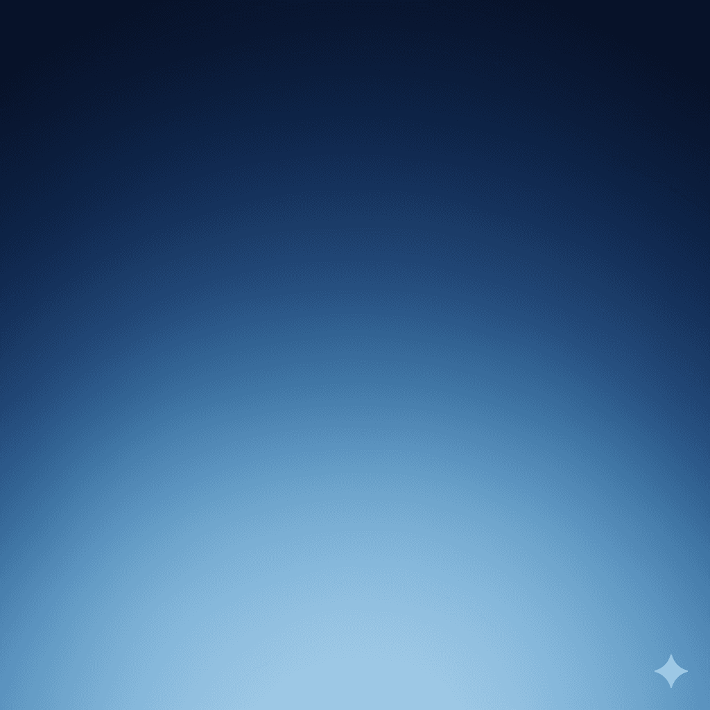 Professional blue backdrop conveying trust