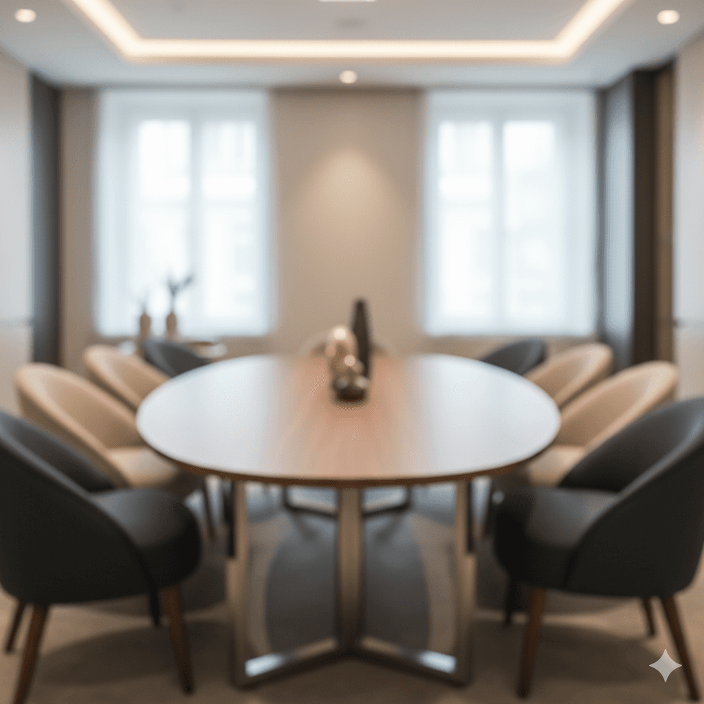 Professional client meeting area