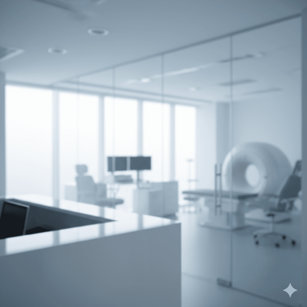 Clean modern medical office environment