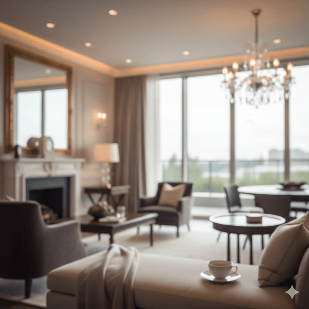 Elegant home interior for realtors