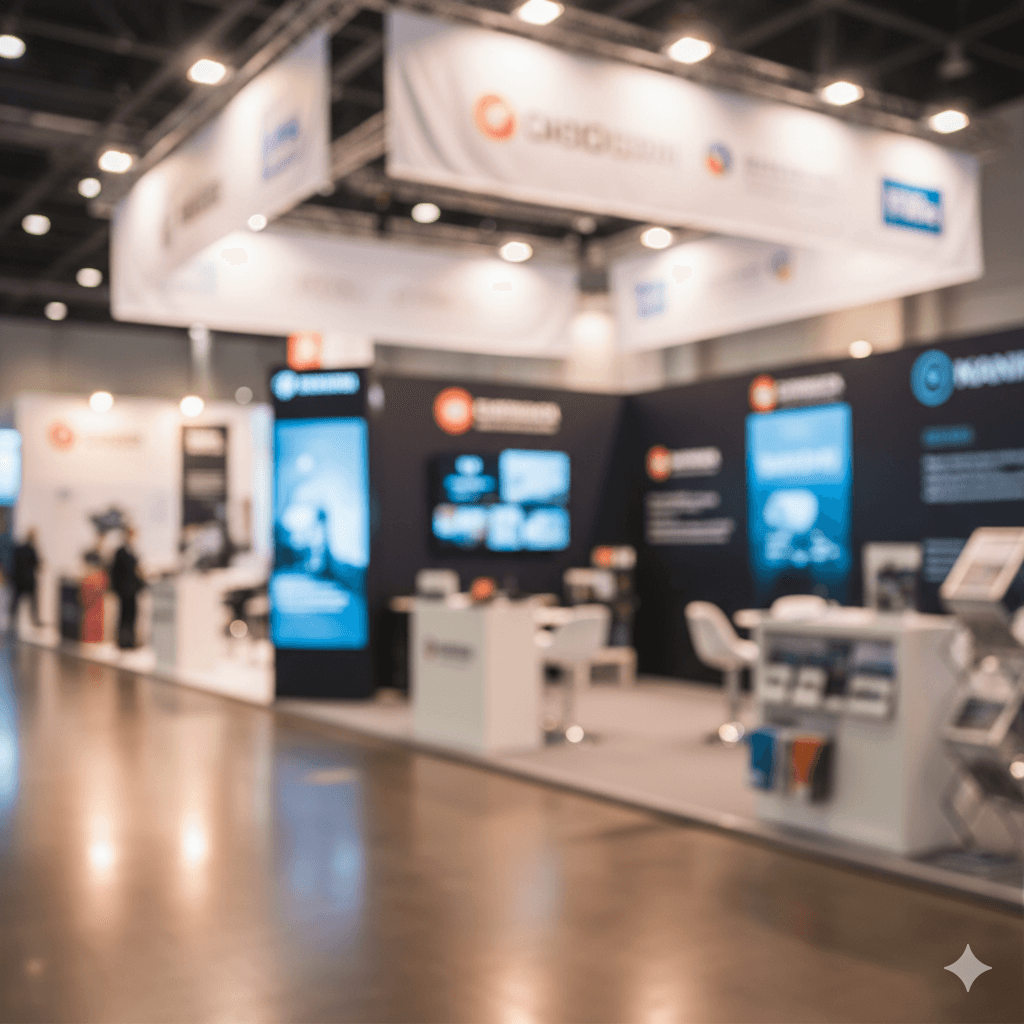 Professional exhibition or event setting
